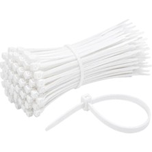 Alegron Beyaz Plastik Kelepçe 2,5 x 100 mm 1,000 Adet