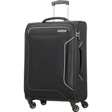 American Tourister Holiday Heat Spinner 67/24 Tsa Siyah Orta Boy Kumaş Valiz