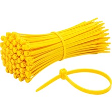 Alegron Sarı Plastik Kelepçe 4,8 x 250 mm 100 Adet