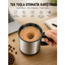 Kaia Life Mikser Kupa Yazılı Mug Bardak Karıştırma Özelliği