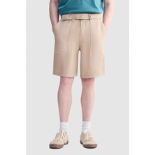 Ecko Unltd. Rocky Erkek Regular Fit %100 Pamul Camel Denim Şort