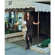 İpekyol Dantel Şeritli Elbise IW6260002166074