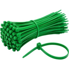 Alegron Yeşil Plastik Kelepçe 4,8 x 300 mm 100 Adet