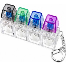 Marka 4 Tuşlu Işıklı Klavye Fidget Oyuncağı