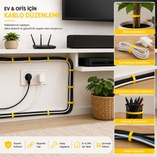 Alegron Sarı Plastik Kelepçe 3,6 x 200 mm 100 Adet