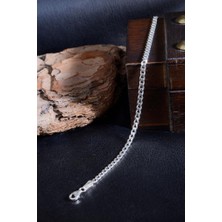 Innuendo Jewelry 925 Ayar Gümüş Gurmet Zincir Erkek Bileklik