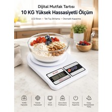 Kaia Life Net LCD Ekran ve Otomatik Kapanma Özelliği ile Uzun Ömürlü Dijital Mutfak Tartısı