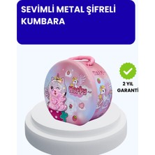 Filizora Digital Market Çocuk Para Kasası Anahtarlı Güvenli Tasarruf Kutusu