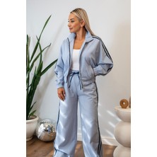Muna Boutique Şerit Detaylı Ceket Pantolon Alt Üst Takım