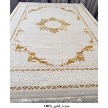 Favorisa C827E-GOLD-BEYAZ Klasik Salon Oturma Odası Halısı
