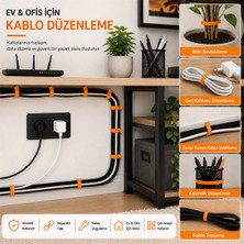 Alegron Turuncu Plastik Kelepçe 2,5 x 100 mm 1,000 Adet