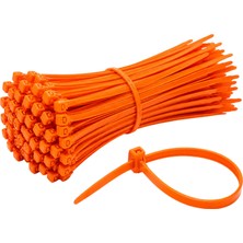 Alegron Turuncu Plastik Kelepçe 4,8 x 370 mm 100 Adet
