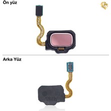 Arsking Samsung Galaxy S8 Plus Parmak Izi Filmi Pembe Parmak Izi Film Kablosu Parmak Izi Sensörü Filmi Home Tuşu Film Kablosu Touch Id Film Kablosu Parmak Izi Soketi