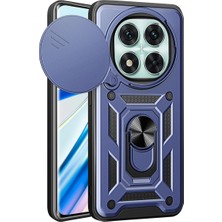 Grandor Xiaomi Redmi Note 14 Pro 4g Kılıf Pars Lens Yüzüklü Silikon - Lacivert