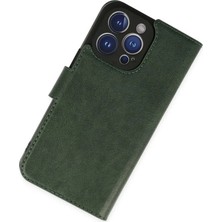 Uravas Store Newface Iphone 14 Pro Kılıf Trend S Plus Kapaklı Kılıf - Yeşil