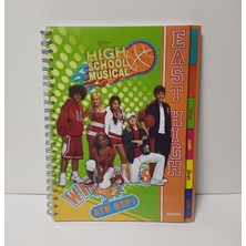 Gıpta Disney High School Musical Spiralli 5+1 Defter A4 150 Yaprak 6 Seperatörlü Plastik Kapak