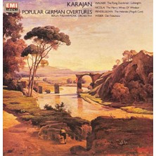 Kadıköy Plak Kulübü Richard Wagner & Otto Nicolai & Felix Mendelssohn-Bartholdy & Carl Maria Von Weber & Herbert Von Karajan & Berliner Philharmoniker – Popular German Overtures