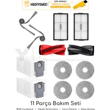 Yedektronik Roborock Qrevo Curvx / Qrevo Edge 2 / Qrevo Curv 2 Pro / Qrevo Edge 2 Pro Uyumlu 11 Parça Bakım Seti | Yüksek Kalite