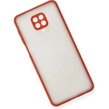 Uravas Store Newface Xiaomi Redmi Note 9 Pro Kılıf Montreal Silikon Kapak - Kırmızı