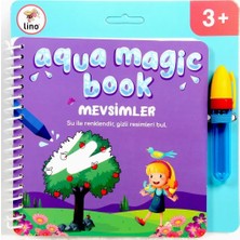 Uravas Store Üreticiniz Aqua Magic Mevsimler Sihirli Boyama Kitabı
