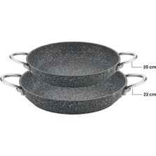 Falez Granit Sahan Seti 20 - 22 cm Indüksiyon Tabanlı