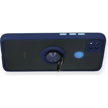 Uravas Store Newface Xiaomi Redmi 9c Kılıf Montreal Yüzüklü Silikon Kapak - Lacivert