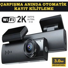Sora Home Araç Içi Kamera 1080P Çözünürlük Wifi Gece Görüş Çarpışma Algılama Park Monitörü