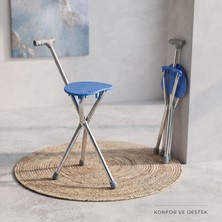 Birsence Katlanabilir Baston Sandalye - Oturaklı - 88 cm