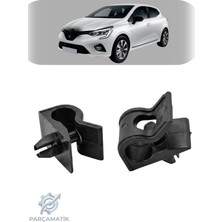 Parçamatik Renault Clio 5 Kaput Dayama Demiri Klipsi 7703179156 Kaput Çubuk Klipsi 2020 Sonrası Yeni Model Uyumlu