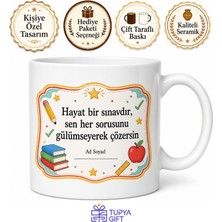 Tupya Gift Karne Günü Hediyesi Takdir Belgesi Esprili Çalışkan Özel Tasarım Kupa Bardak