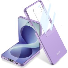 Nihcase Samsung Galaxy Flip 8 Kılıf Kıpta Sert Kapak
