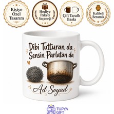 Tupya Gift Bulaşık Teli Kullanan Annelere Dibi Tutan Tencere Çelik Tel Kupa Hediye Bardak