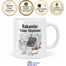 Tupya Gift Muhasebeci Fatura Fiş Ay Sonu Kapanış Bilançosu Esprili Kupa Bardak Hediye