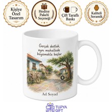 Tupya Gift Mahalle Arkadaşları Temalı Kupa Bardak - Nostaljik Hediye Arkadaşlık Kupası