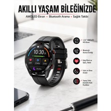Elektronikçim Yeni Nesil Akıllı Saat Arama Cevaplayan Uzun Pil Ömrü Müzik Dinleme