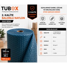 Tubox Balonlu Eşya Taşıma Naylonu 2 Kalite 120CM x 25M
