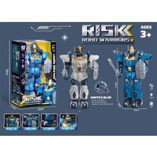 Uravas Store Mey Ithalat® Işıklı Müzikli Roket Atan Robot