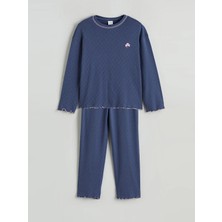 Lc Waikiki Yeni Sezon Bisiklet Yaka Kız Çocuk Pijama Takımı