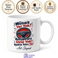 Tupya Gift Minibüs Sürücüsüne Müsait Yer Bozuk Para Üstü Ayakta Yolcu Kupa Bardak Hediye