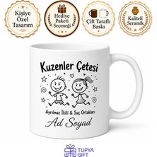 Tupya Gift Kuzenler Çetesi Ayrılmaz Ikili Suç Ortakları Esprili Kupa Hediye Bardak