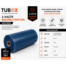 Tubox Balonlu Naylon Pat Pat 2.Kalite Eşya Taşıma Naylonu 60CM X50M