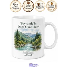 Tupya Gift Bayramiç Doğa Güzellikleri Çanakkale Hatırası Kupa Bardak Hediye