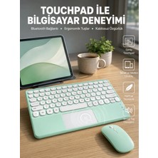 M Merc Giyim Profesyonel Wifi Q Klavye Bluetooth Klavye Touchpad 10.8 Inç Yeni Nesil