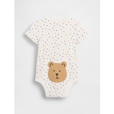 Gap Bebek Beyaz Brannan Bear Bodysuit