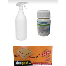 Deepest Hamamböceği ve Karınca Tableti 6 ADET/MAYALFA50ML Haşere Ilacı/1lt Fısfıs Sprey/3'lü Set