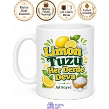Tupya Gift Limon Tuzu Kullananlara Turşuluk Limon Tuzu Salata Ekşisi Temizlik Kupa Hediye
