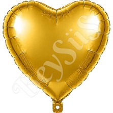 BeySüS Kalp Folyo Balon Gold 24 Inc