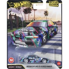 Hot Wheels Premium Boulevard Nissan Skyline Gt-R R32 Pandem Hks 1:64 Metal Model Araba NO:150