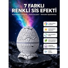Shoppingfestr Bluetooth Hoparlör Özellikli 7 Renkli Gece Aydınlatması Tk