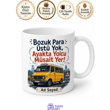 Tupya Gift Minibüs Sürücüsüne Hediye Bozuk Para Üstü Ayakta Yolcu Müsait Yer Kupa Bardak